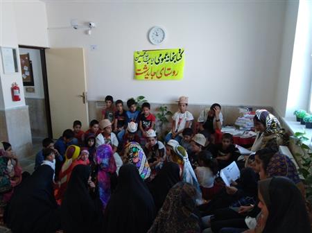 برگزاری برنامه های فرهنگی کتاب محوربامشارکت کودکان روستایی وعشایرمنطقه